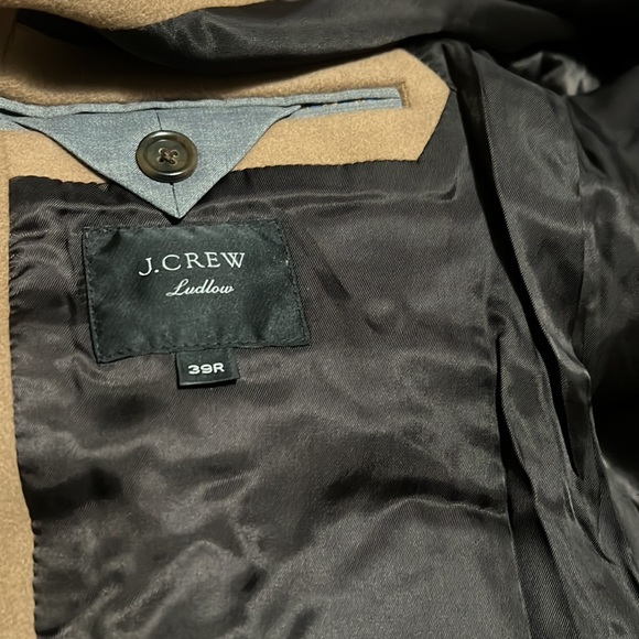 NWOT- 39R-J. Crew Ludlow topcoat in wool-cashmere